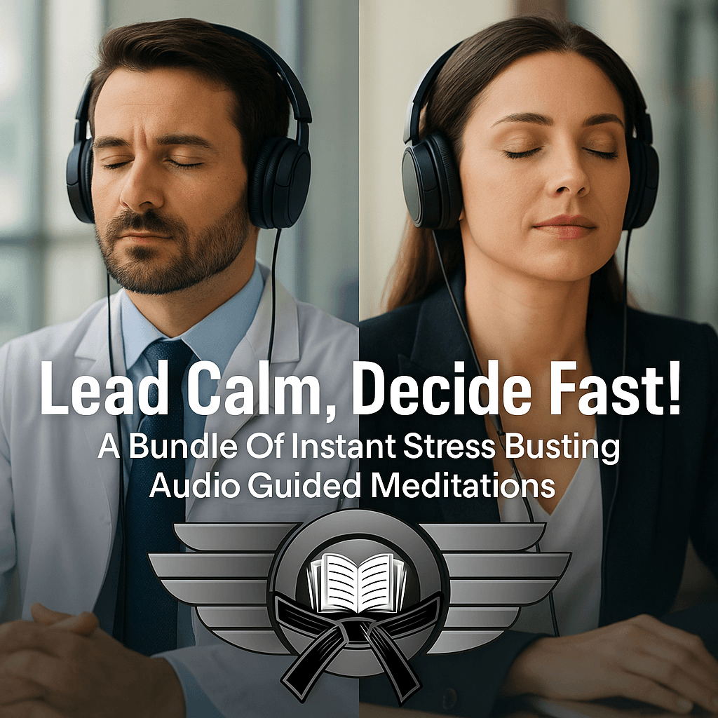 Lead Calm, Decide Fast! A Bundle of Instant Stress Busting Audio Guided Meditations For Health & Business Professionals