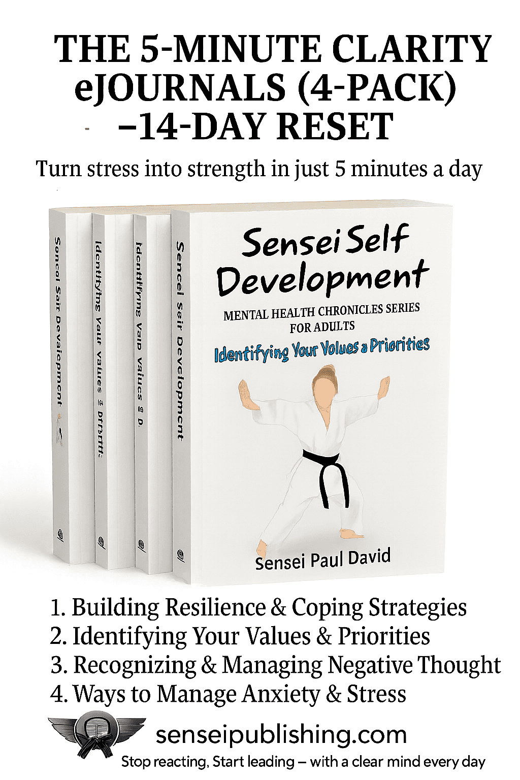 The 5-Minute Clarity eJournals (4-Pack) — 14-Day Reset